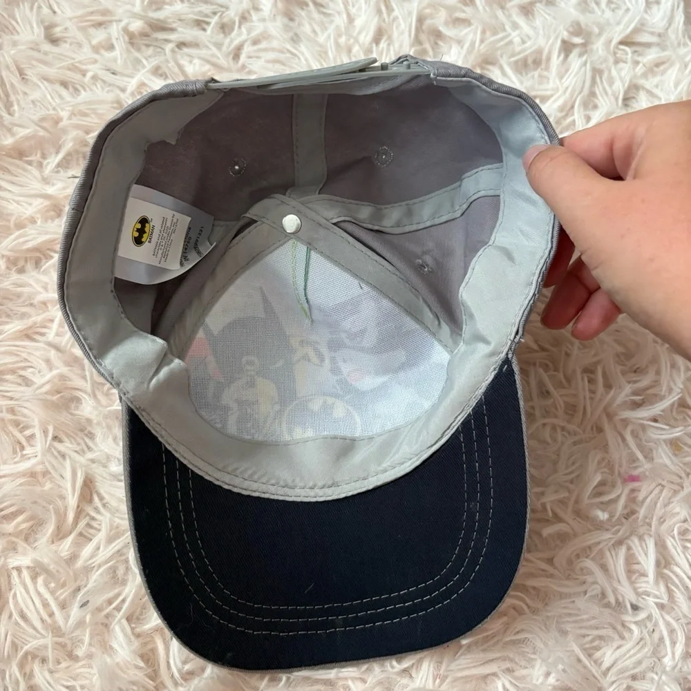 Batman Superhero Gray Cap Hat Kids